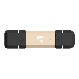 Dysk zewnętrzny SSD Silicon Power DS72 1TB USB-A USB-C 1050/850 MB/s Złoty