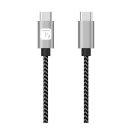 Kabel Techly USB 2.0 USB-C na USB-C 2m M/M 3A
