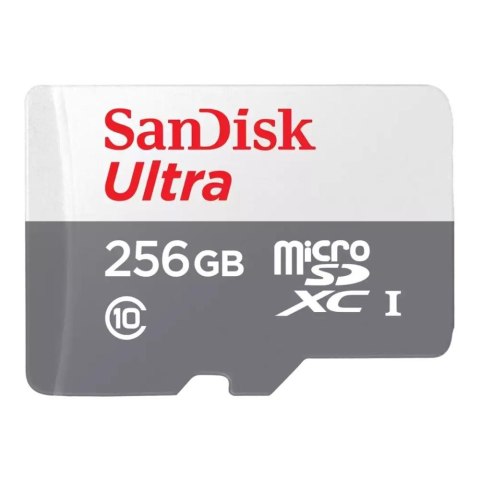 Karta pamięci microSDXC SanDisk Ultra 256GB 100MB/s C10 UHS-I Karta pamięci microSDXC SanDisk Ultra 256GB 100MB/s C10 UHS-I