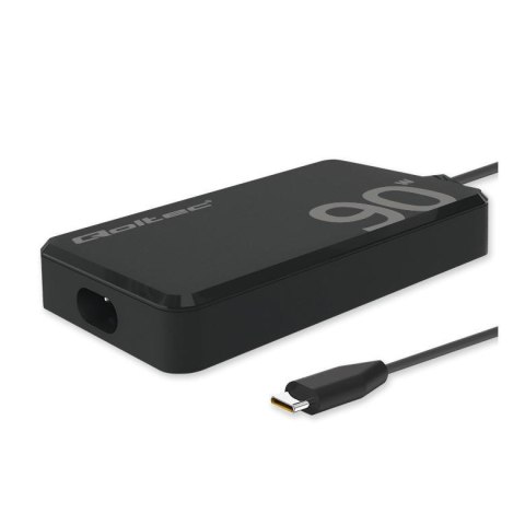 Ładowarka sieciowa Qoltec 90W GaN Super Fast SLIM | PD | 5-20V | 4.5A | USB-C 3.1 | Laptop | MacBook | Smartfon | +kabel Ładowarka sieciowa Qoltec 90W GaN Super Fast SLIM | PD | 5-20V | 4.5A | USB-C 3.1 | Laptop | MacBook | Smartfon | +kabel