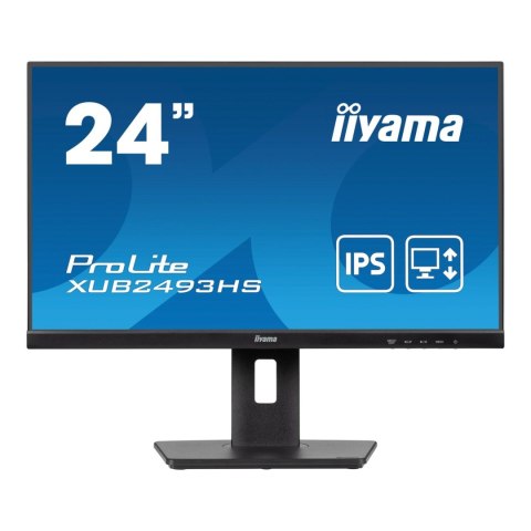 Monitor iiyama 23,8" ProLite XUB2493HS-B6 IPS FHD 100Hz HDMI DP głośniki Monitor iiyama 23,8" ProLite XUB2493HS-B6 IPS FHD 100Hz HDMI DP głośniki