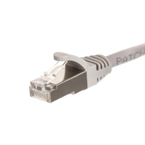 Patchcord RJ45, kat. 6 FTP F/UTP, 10m, Netrack, szary Patchcord RJ45, kat. 6 FTP F/UTP, 10m, Netrack, szary