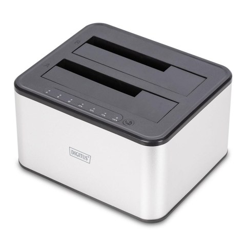 Stacja dokująca DIGITUS USB 3.0 Super Speed do 2x SSD/HDD 2.5/3.5"SATA III max. 2x20TB z funkcją klonowania Stacja dokująca DIGITUS USB 3.0 Super Speed do 2x SSD/HDD 2.5/3.5"SATA III max. 2x20TB z funkcją klonowania