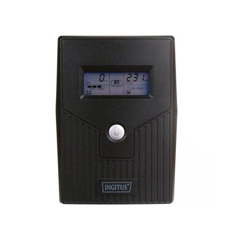 Zasilacz awaryjny UPS DIGITUS Line-Ineractive LCD BASIC, 800VA/480W, 1x12V/9Ah, AVR, 2x Schuko CEE 7/3 Zasilacz awaryjny UPS DIGITUS Line-Ineractive LCD BASIC, 800VA/480W, 1x12V/9Ah, AVR, 2x Schuko CEE 7/3
