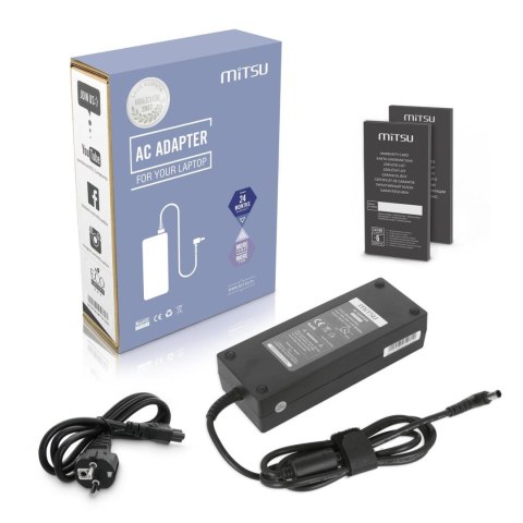 Zasilacz sieciowy Mitsu 19.5v 6.2a (6.5x4.4 pin) 120W do notebooka Sony Zasilacz sieciowy Mitsu 19.5v 6.2a (6.5x4.4 pin) 120W do notebooka Sony