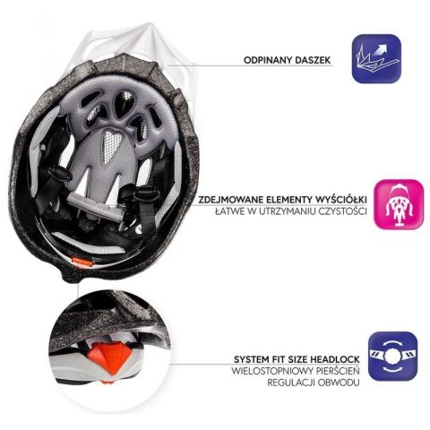 Kask rowerowy Meteor MV29 Drizzle 16918 Kask rowerowy Meteor MV29 Drizzle 16918