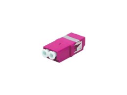 Adapter światłowodowy bezkołnierzowy multimodowy OM4 LC duplex ALANTEC