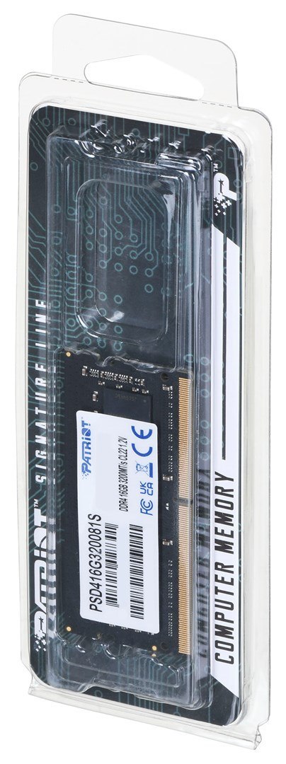 PATRIOT DDR4 16GB SIGNATURE LINE 3200 MHz SO-DIMM PATRIOT DDR4 16GB SIGNATURE LINE 3200 MHz SO-DIMM