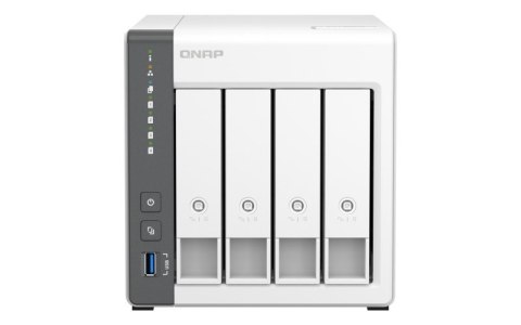 Qnap TS-433-4G, Tower, 4 x 2.5"/3.5" SATA , ARM 2.0GHz Quad core, 4GB, 1 x 2.5GbE + 1 x GbE, External adapter (PSU) Qnap TS-433-4G, Tower, 4 x 2.5"/3.5" SATA , ARM 2.0GHz Quad core, 4GB, 1 x 2.5GbE + 1 x GbE, External adapter (PSU)