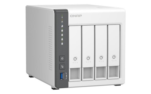 Qnap TS-433-4G, Tower, 4 x 2.5"/3.5" SATA , ARM 2.0GHz Quad core, 4GB, 1 x 2.5GbE + 1 x GbE, External adapter (PSU) Qnap TS-433-4G, Tower, 4 x 2.5"/3.5" SATA , ARM 2.0GHz Quad core, 4GB, 1 x 2.5GbE + 1 x GbE, External adapter (PSU)