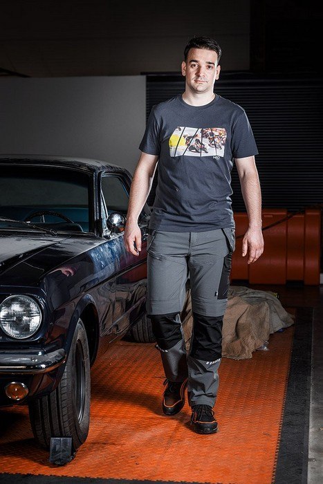 T-SHIRT Z NADRUKIEM MOTOR ROZMIAR M T-SHIRT Z NADRUKIEM MOTOR ROZMIAR M