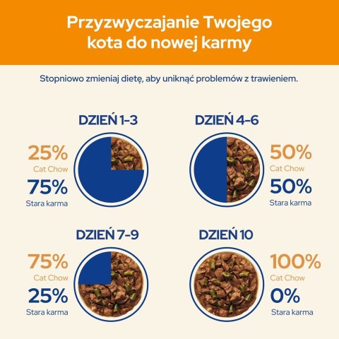 PURINA Cat Chow Kurczak, cukinia - mokra karma dla kota - 10x85 g PURINA Cat Chow Kurczak, cukinia - mokra karma dla kota - 10x85 g