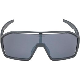 Okulary ALPINA BONFIRE kolor MIDNIGHT-GREY MATT szkło BLACK MIRROR Cat.3 FOGSTOP