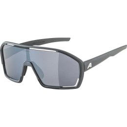Okulary ALPINA BONFIRE kolor MIDNIGHT-GREY MATT szkło BLACK MIRROR Cat.3 FOGSTOP
