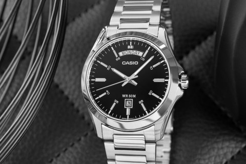 Zegarek Męski CASIO MTP-1370D-1A1VDF + BOX Zegarek Męski CASIO MTP-1370D-1A1VDF + BOX