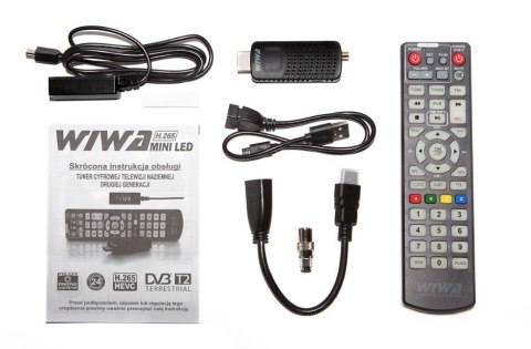 WIWA TUNER DVB-T/T2 H.265 MINI LED WIWA TUNER DVB-T/T2 H.265 MINI LED