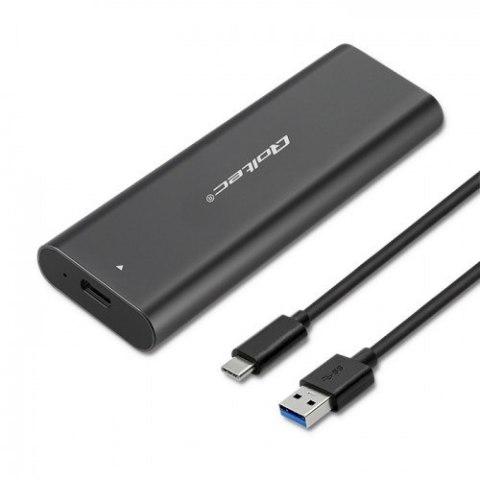 QOLTEC OBUDOWA DO DYSKÓW KIESZEŃ M.2 SATA SSD | NVME | USB TYP C QOLTEC OBUDOWA DO DYSKÓW KIESZEŃ M.2 SATA SSD | NVME | USB TYP C