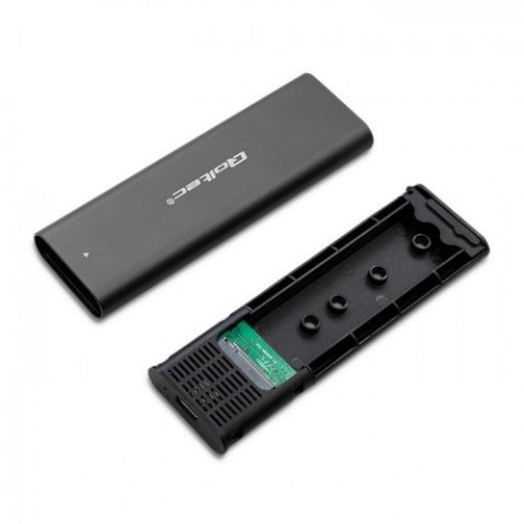 QOLTEC OBUDOWA DO DYSKÓW KIESZEŃ M.2 SATA SSD | NVME | USB TYP C QOLTEC OBUDOWA DO DYSKÓW KIESZEŃ M.2 SATA SSD | NVME | USB TYP C