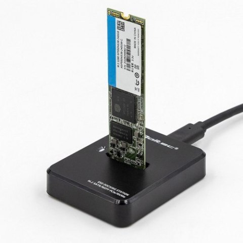QOLTEC STACJA DOKUJĄCA DYSKÓW SSD M.2 SATA/PCIE | NGFF/NVME | USB 3.1 QOLTEC STACJA DOKUJĄCA DYSKÓW SSD M.2 SATA/PCIE | NGFF/NVME | USB 3.1