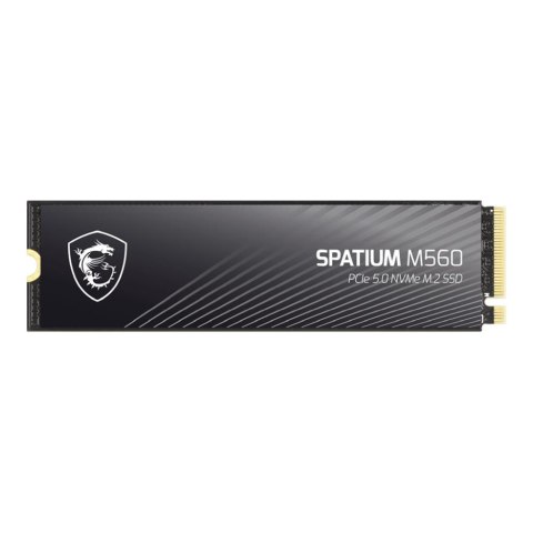 Dysk SSD MSI SPATIUM M560 1TB PCIe 5.0 NVMe 2.0 M.2 2280 (10200/8400 MB/s) 3D NAND Dysk SSD MSI SPATIUM M560 1TB PCIe 5.0 NVMe 2.0 M.2 2280 (10200/8400 MB/s) 3D NAND