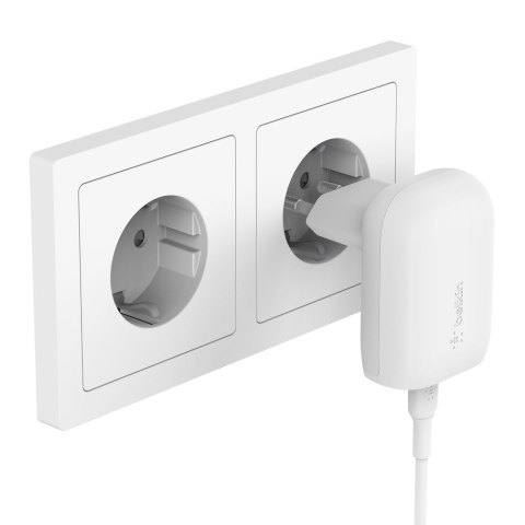 Ładowarka Belkin BoostCharge USB-C PD 3.0 PPS Wall Charger 30W White Ładowarka Belkin BoostCharge USB-C PD 3.0 PPS Wall Charger 30W White