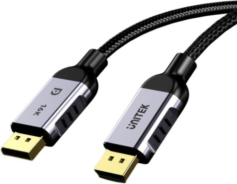 Kabel DisplayPort Unitek v2.1 2m 8K@120Hz Kabel DisplayPort Unitek v2.1 2m 8K@120Hz