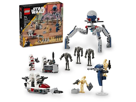 LEGO Star Wars 75372 Zestaw bitewny z żołnierzem armii klonów™ i droidem bojowym™ LEGO Star Wars 75372 Zestaw bitewny z żołnierzem armii klonów™ i droidem bojowym™