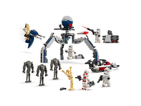 LEGO Star Wars 75372 Zestaw bitewny z żołnierzem armii klonów™ i droidem bojowym™ LEGO Star Wars 75372 Zestaw bitewny z żołnierzem armii klonów™ i droidem bojowym™