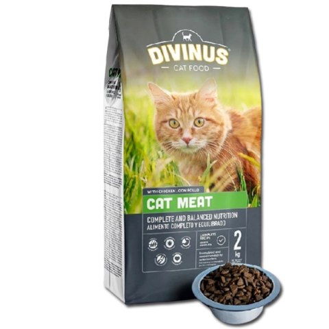 Divinus Cat Meat dla kotów dorosłych 2kg Divinus Cat Meat dla kotów dorosłych 2kg