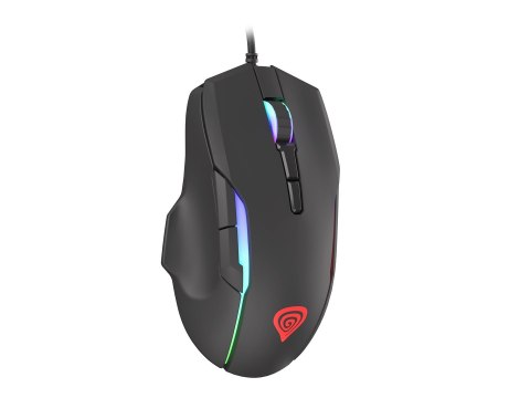 Mysz NATEC Genesis Xenon 220 RGB NMG-1572 (optyczna; 6400 DPI; kolor czarny) Mysz NATEC Genesis Xenon 220 RGB NMG-1572 (optyczna; 6400 DPI; kolor czarny)