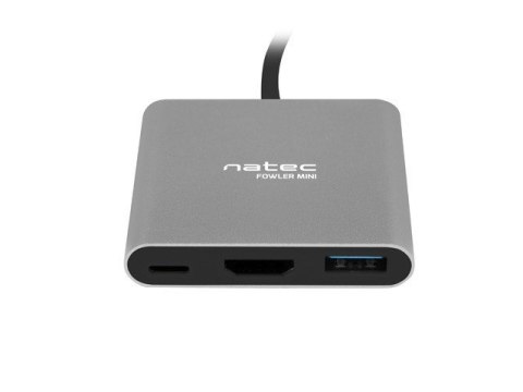 NATEC MULTI PORT FOWLER MINI (USB-C PD, USB 3.0, HDMI 4K) NMP-1607 NATEC MULTI PORT FOWLER MINI (USB-C PD, USB 3.0, HDMI 4K) NMP-1607