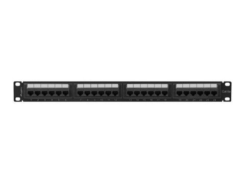 LANBERG PATCH PANEL 24 PORT 1U 19" KAT.6A UTP CZARNY PPUA-1024-B LANBERG PATCH PANEL 24 PORT 1U 19" KAT.6A UTP CZARNY PPUA-1024-B