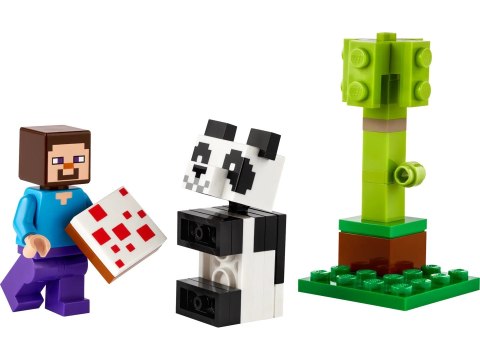 LEGO Minecraft 30672 Steve i mała panda LEGO Minecraft 30672 Steve i mała panda