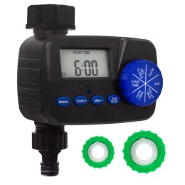 Sterownik elektroniczny nawadniania GreenBlue, programator, zasilanie 2x1,5V AA, GB390