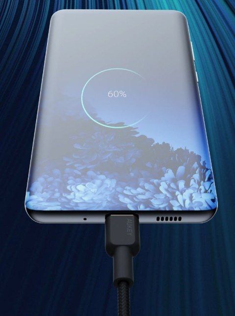 AUKEY CB-NCC1 KABEL USB-C QC PD 1M 3A 60W NYLON AUKEY CB-NCC1 KABEL USB-C QC PD 1M 3A 60W NYLON