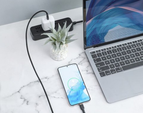 AUKEY CB-NCC1 KABEL USB-C QC PD 1M 3A 60W NYLON AUKEY CB-NCC1 KABEL USB-C QC PD 1M 3A 60W NYLON
