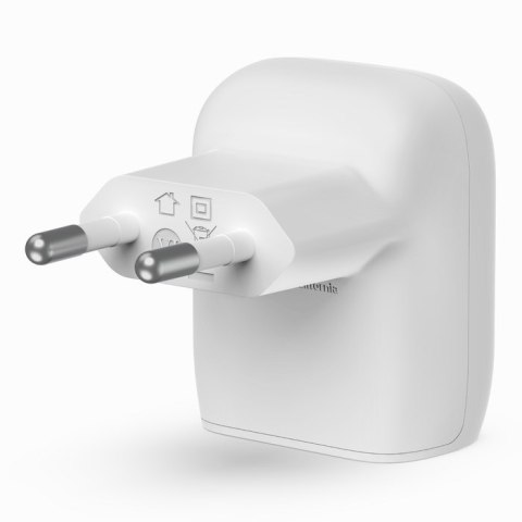BELKIN ŁADOWARKA KĄTOWA 20W USB-C PD BIAŁA + KABEL BELKIN ŁADOWARKA KĄTOWA 20W USB-C PD BIAŁA + KABEL