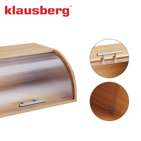 CHLEBAK POJEMNIK BAMBUSOWY NA PIECZYWO KLAUSBERG KB-7874 CHLEBAK POJEMNIK BAMBUSOWY NA PIECZYWO KLAUSBERG KB-7874