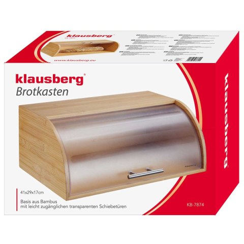 CHLEBAK POJEMNIK BAMBUSOWY NA PIECZYWO KLAUSBERG KB-7874 CHLEBAK POJEMNIK BAMBUSOWY NA PIECZYWO KLAUSBERG KB-7874