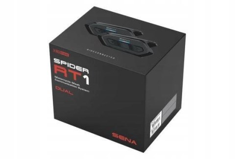 Interkom Motocyklowy Sena SPIDER RT1 MESH, zestaw na 1 kask Interkom Motocyklowy Sena SPIDER RT1 MESH, zestaw na 1 kask