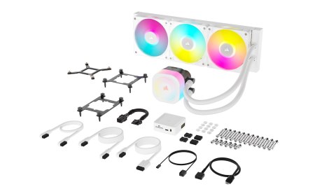 CORSAIR iCUE LINK TITAN 360 RX RGB White AIO, 360mm Radiator, Liquid CPU Cooler CORSAIR iCUE LINK TITAN 360 RX RGB White AIO, 360mm Radiator, Liquid CPU Cooler