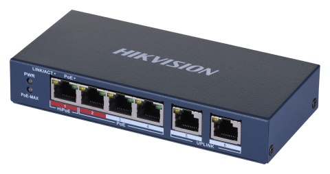 SWITCH POE HIKVISION DS-3E0106HP-E 6-PORTOWY SWITCH POE HIKVISION DS-3E0106HP-E 6-PORTOWY