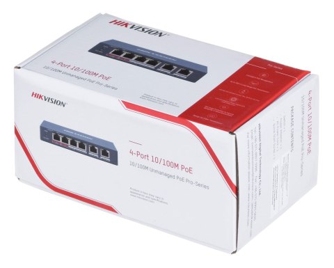SWITCH POE HIKVISION DS-3E0106HP-E 6-PORTOWY SWITCH POE HIKVISION DS-3E0106HP-E 6-PORTOWY