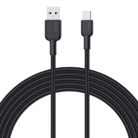 Kabel USB Aukey CB-NAC1 BK USB-A - USB-C, PD 60W, 1m, m/m Kabel USB Aukey CB-NAC1 BK USB-A - USB-C, PD 60W, 1m, m/m