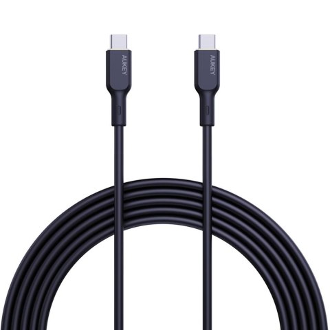 Kabel USB-C Aukey CB-CD45 2.0, QC 18W, oplot 0,9m Kabel USB-C Aukey CB-CD45 2.0, QC 18W, oplot 0,9m