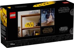 LEGO Star Wars 75407 Logo Star Wars zbudowane z klocków