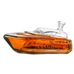 Karafka Jacht - szklana karafka do whisky 1L - prezent dla mężczyzny
