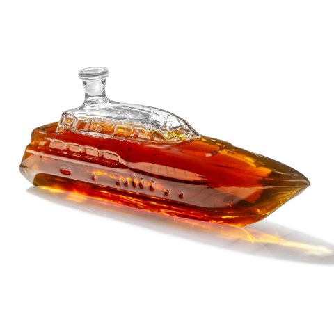 Karafka Jacht - szklana karafka do whisky 1L - prezent dla mężczyzny Karafka Jacht - szklana karafka do whisky 1L - prezent dla mężczyzny