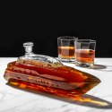 Karafka Jacht - szklana karafka do whisky 1L - prezent dla mężczyzny
