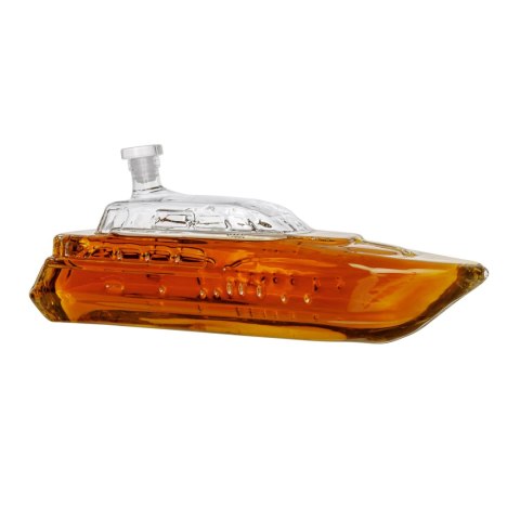 Karafka Jacht - szklana karafka do whisky 1L - prezent dla mężczyzny Karafka Jacht - szklana karafka do whisky 1L - prezent dla mężczyzny